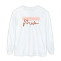 Glow Gym Mom Long Sleeve Shirt - Orange/Blue (Adult)
