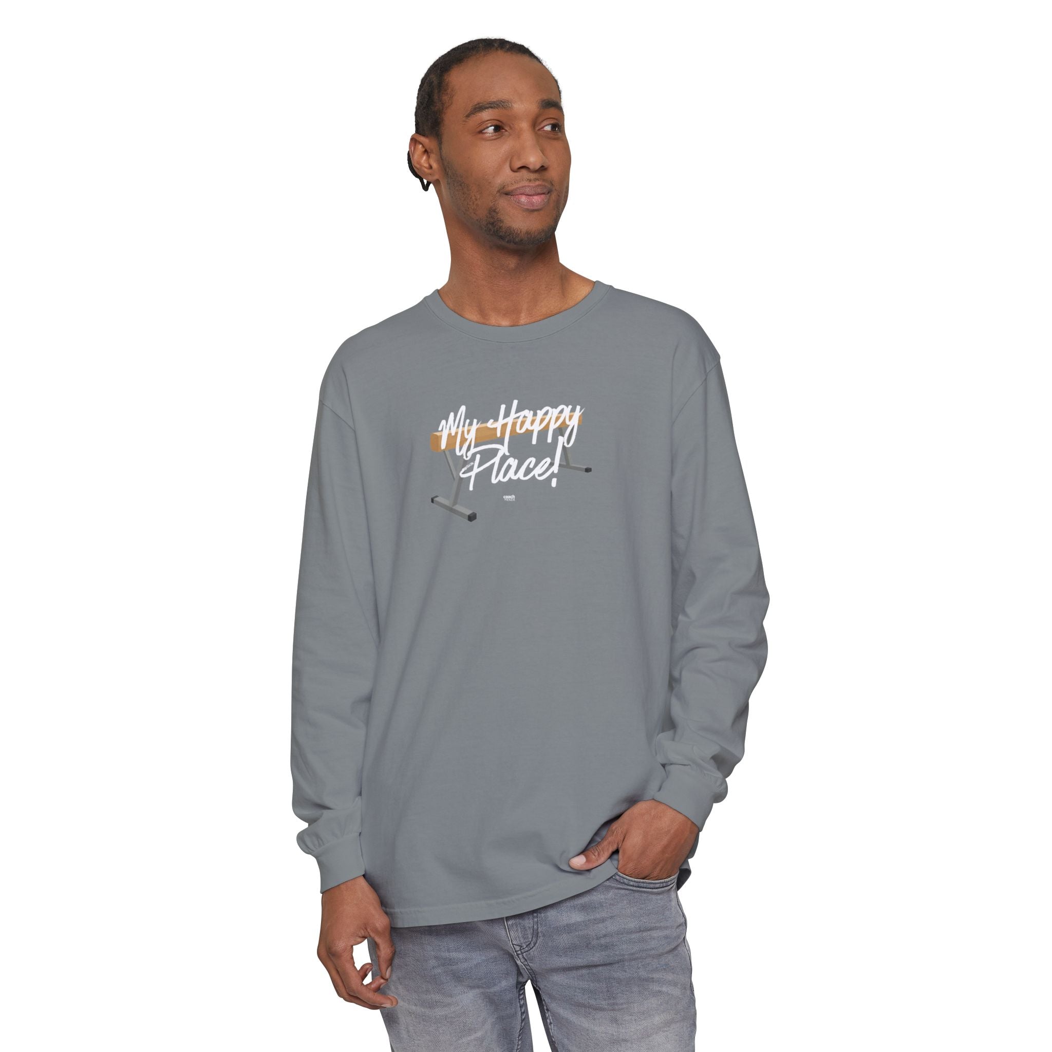 My Happy Place Beam Long Sleeve Shirt (Adult)