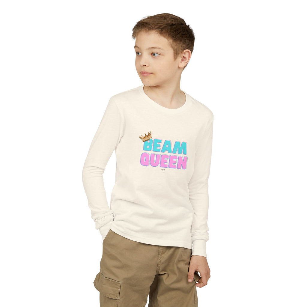 Beam Queen Long Sleeve Shirt - Aqua/Pink (Youth)