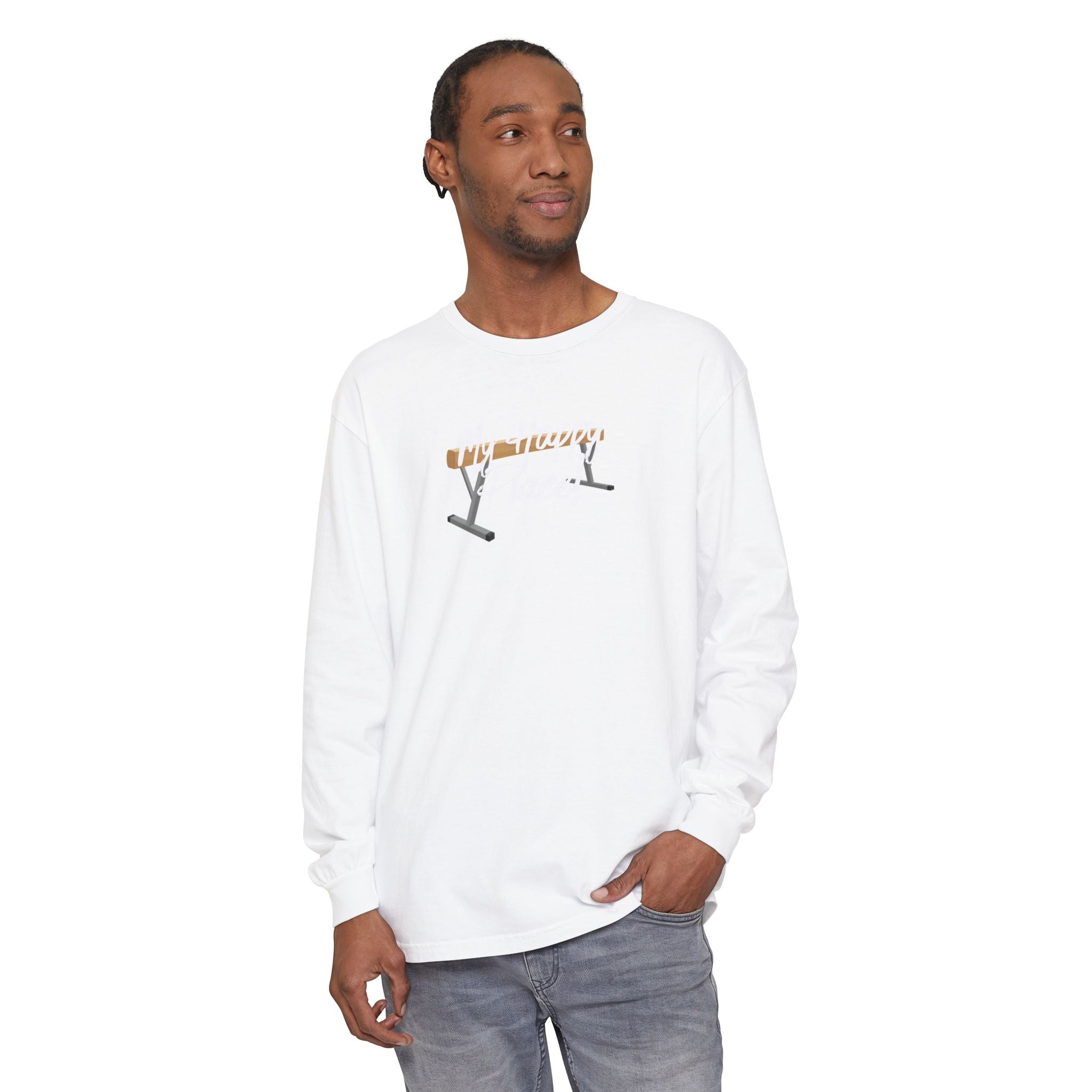 My Happy Place Beam Long Sleeve Shirt (Adult)