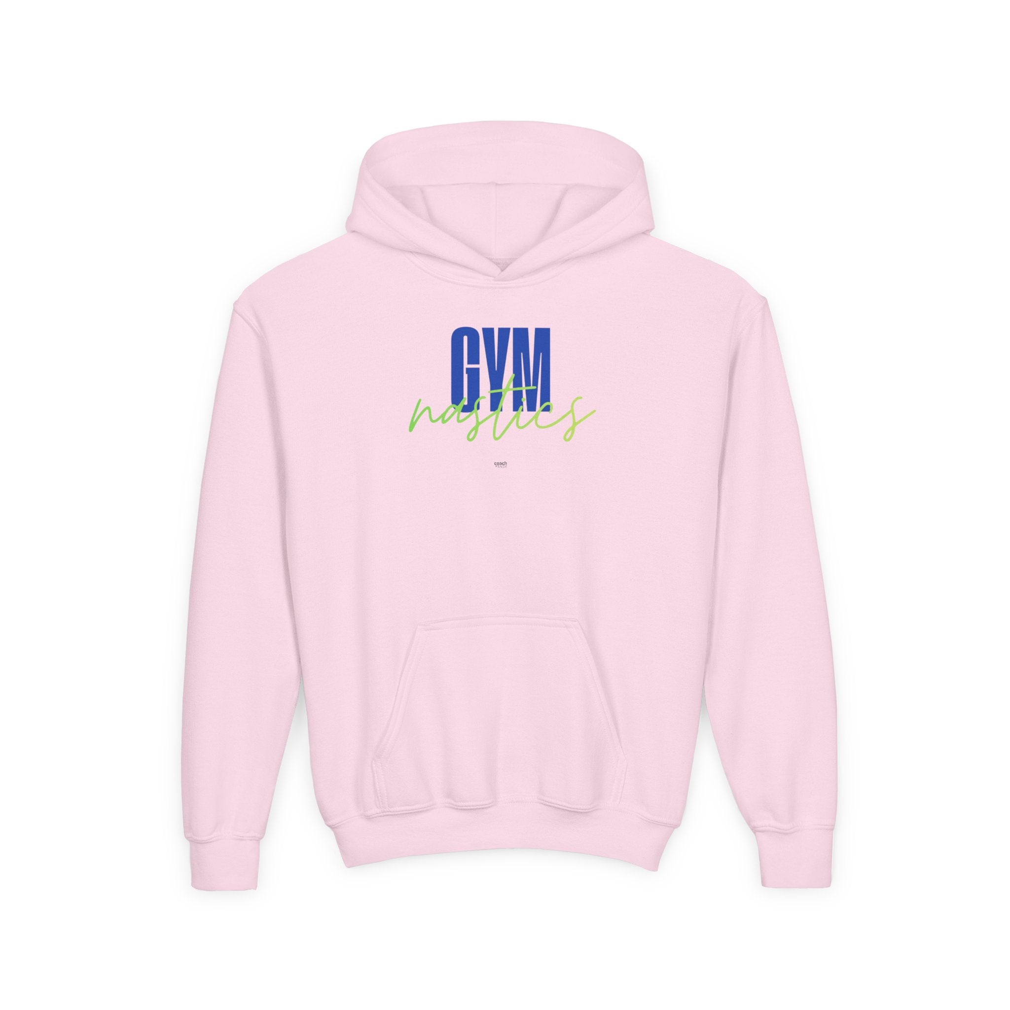 GYMnastics Hoodie - Blue/Lime (Youth)