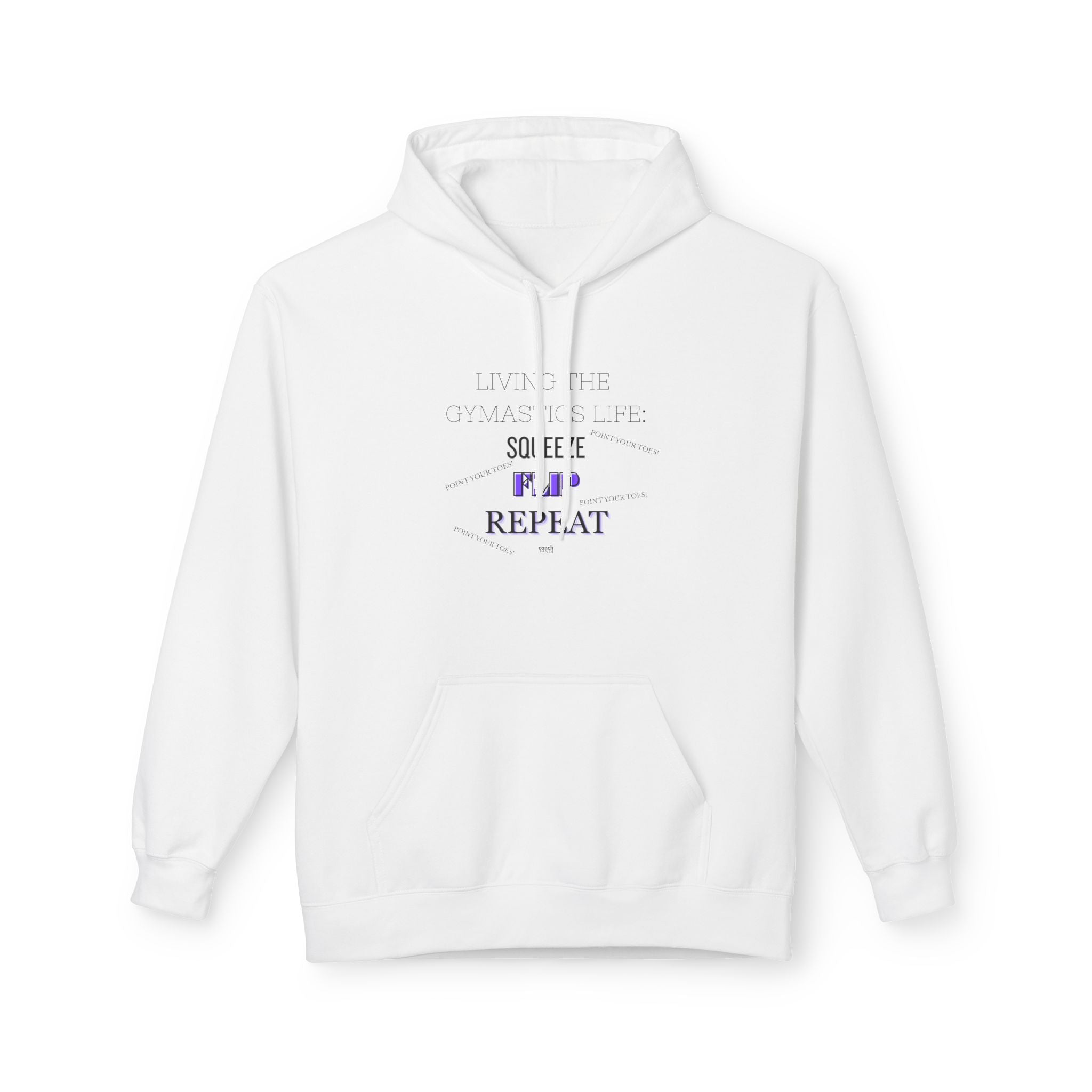 Squeeze Flip REPEAT Hoodie - Purple (Adult)
