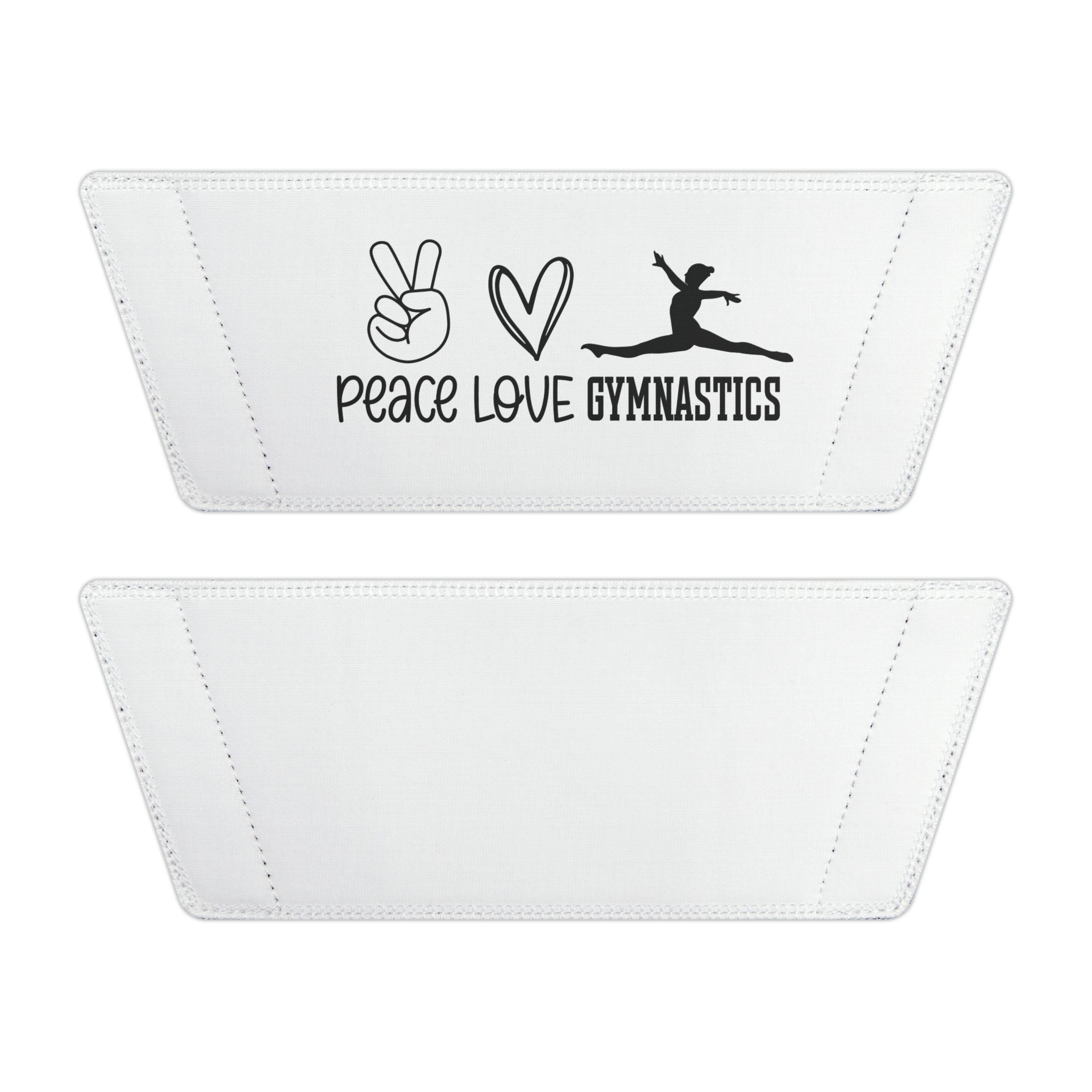 Peace, Love, Gymnastics (Youth Removable-Strap Sandals)