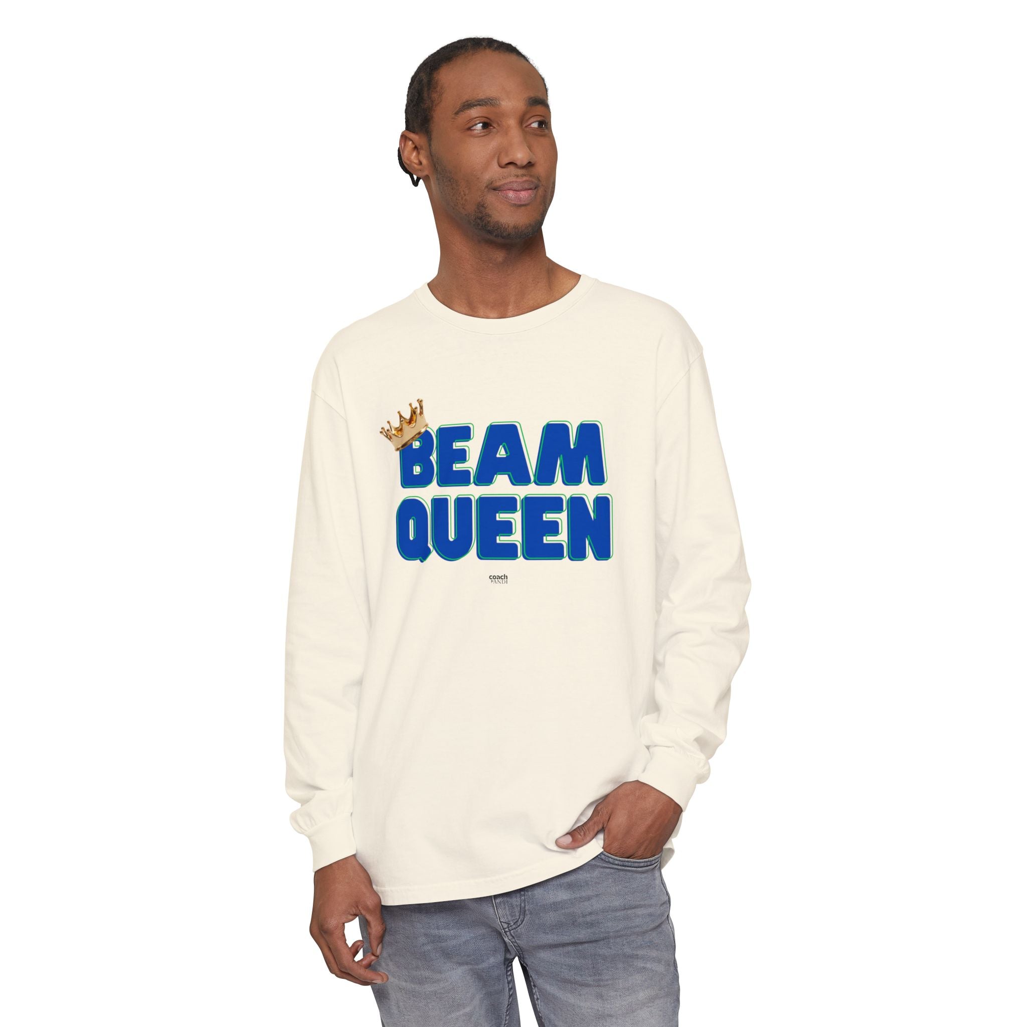 Beam Queen - Blue/Green (Adult Long Sleeve Shirt)