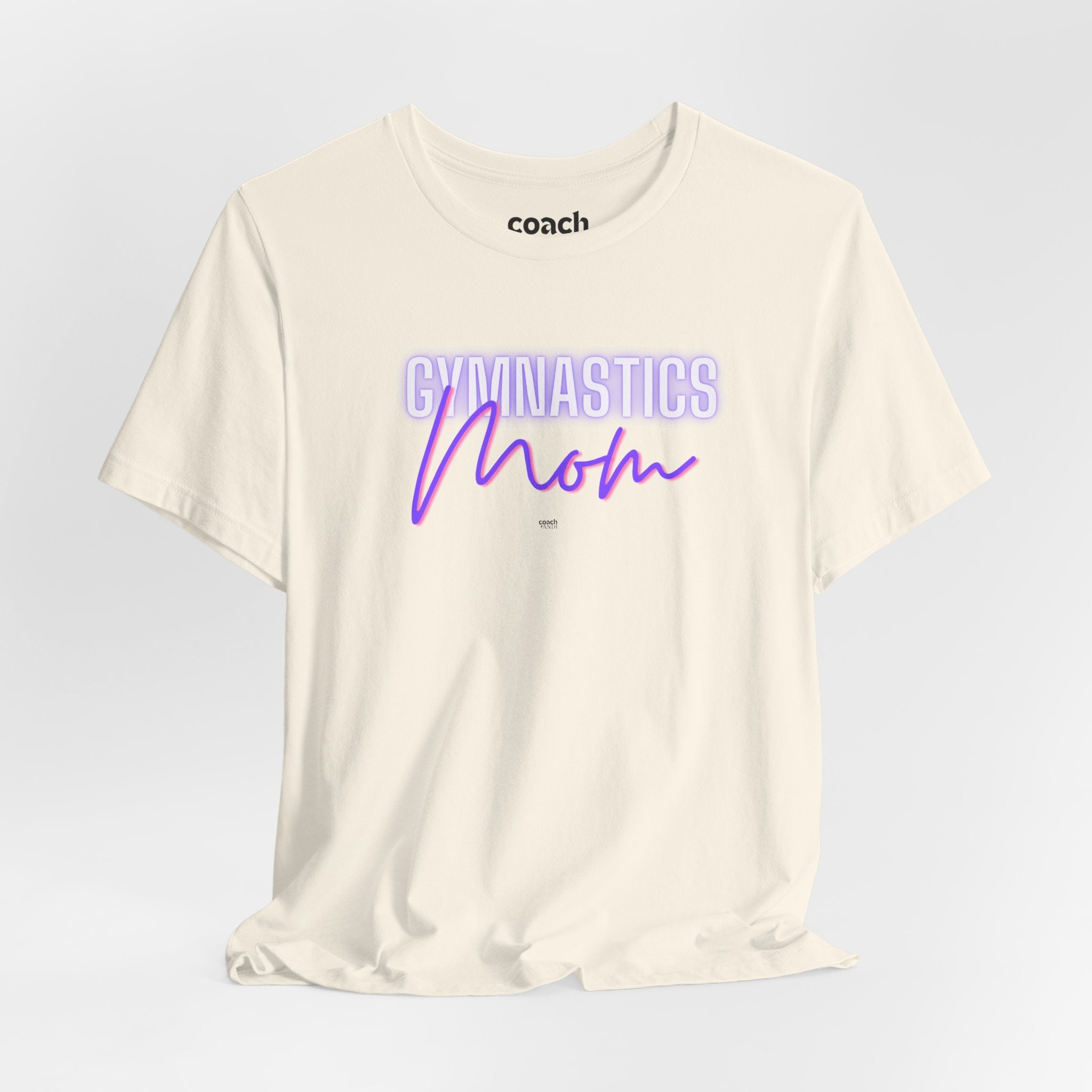 Glow Gym Mom Tshirt - Purple/Pink (Adult)