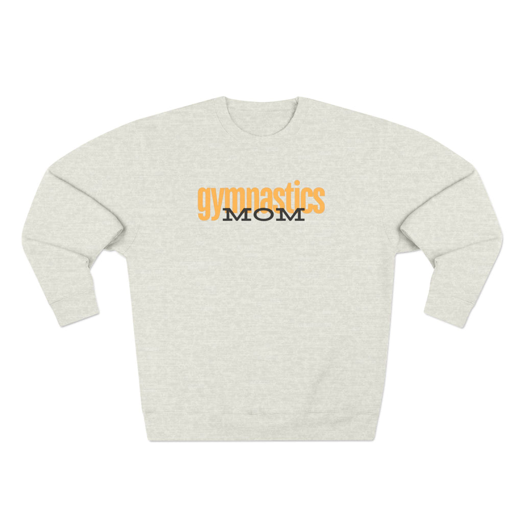 Gymnastics Mom-Goldenrod (Adult Crewneck)