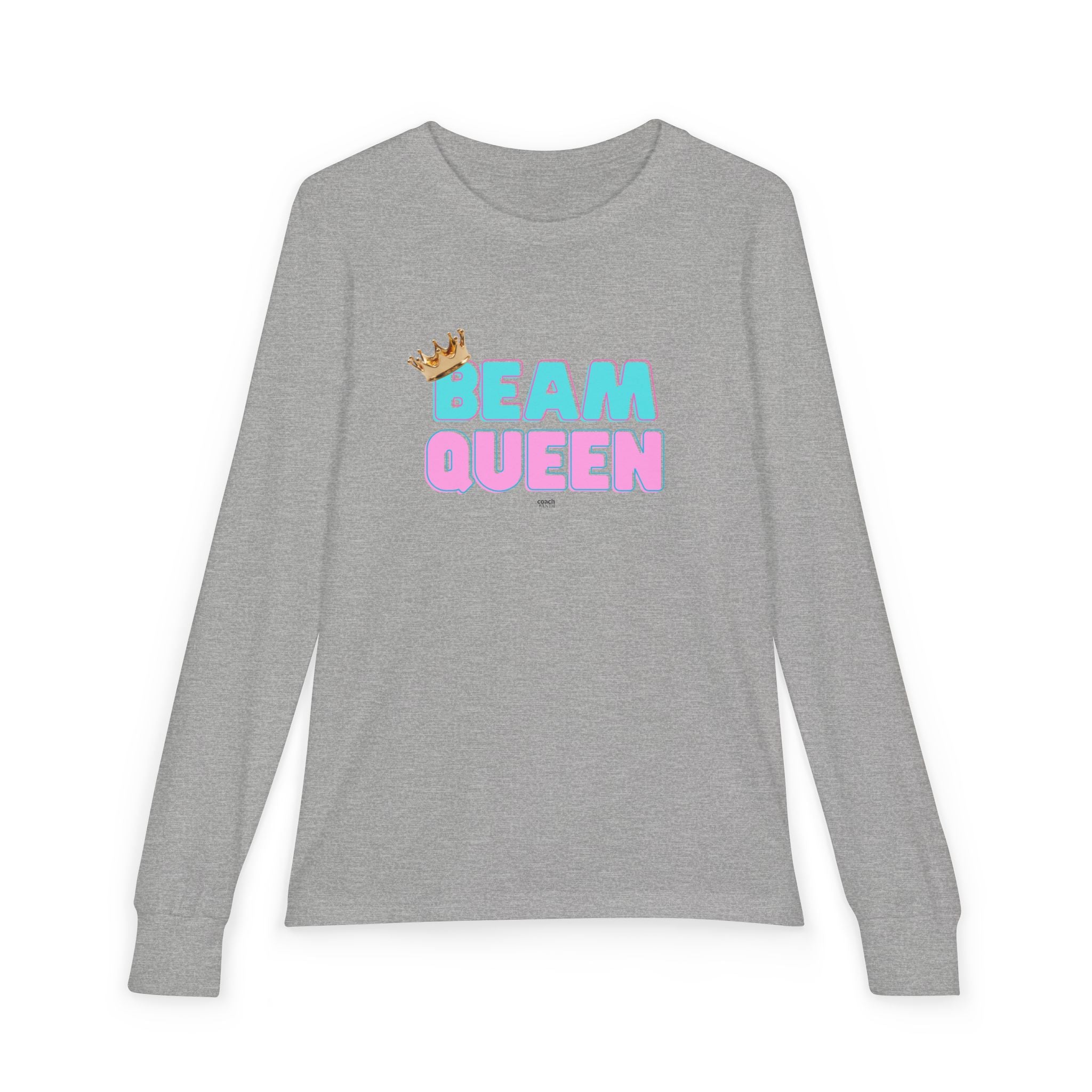 Beam Queen Long Sleeve Shirt - Aqua/Pink (Youth)