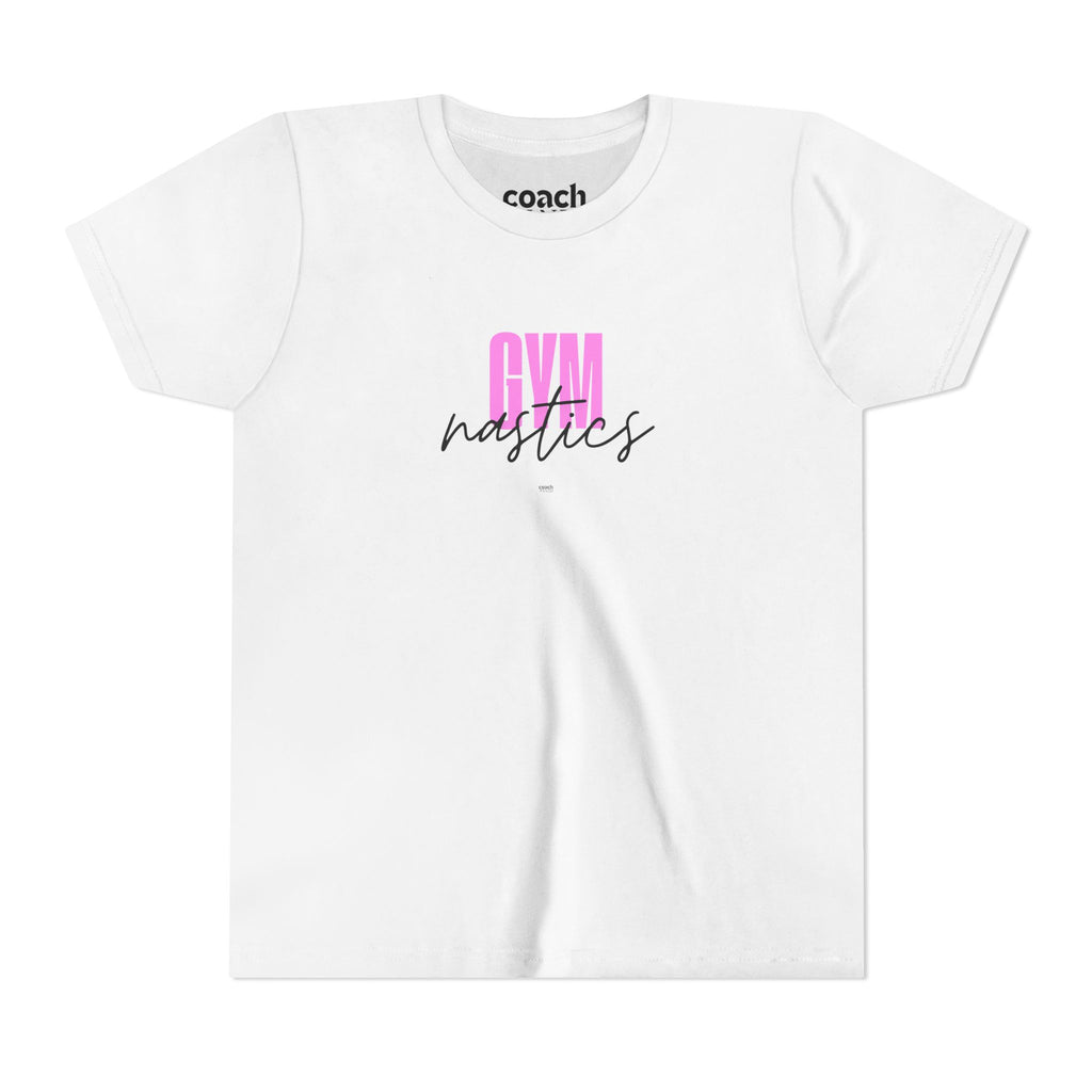 Gym-nastics Short Sleeve Tee - Pink (Youth)