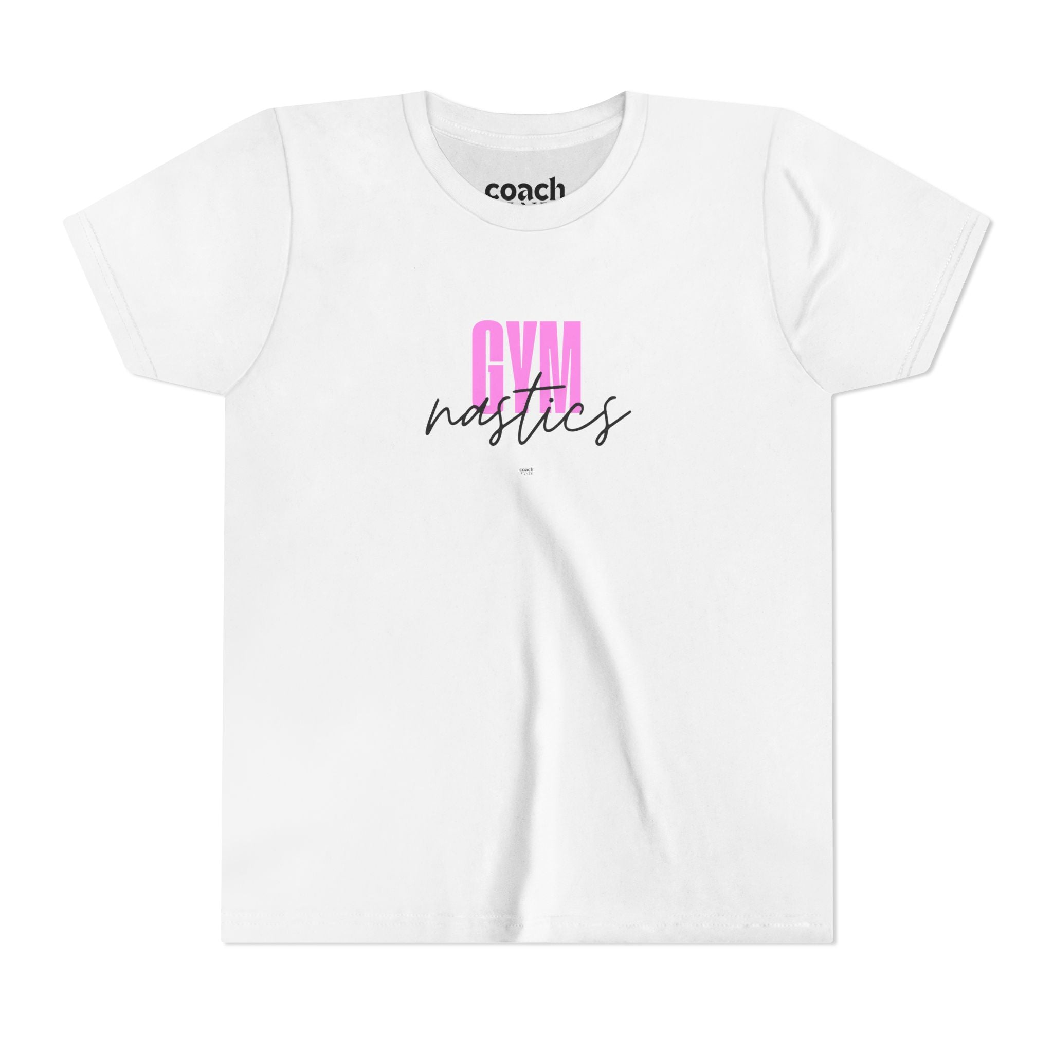 Gym-nastics Short Sleeve Tee - Pink (Youth)