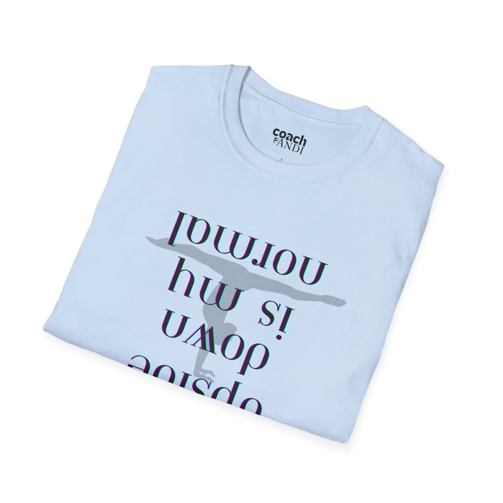 Upside Down T-Shirt — (Adult)