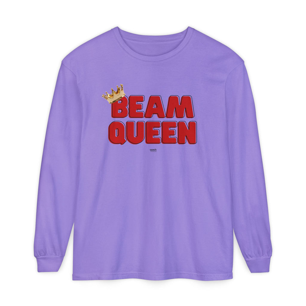 Beam Queen - Red/Black (Adult Long Sleeve Shirt)