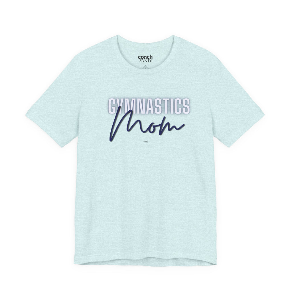 Glow Gym Mom Tshirt - Blue (Adult)