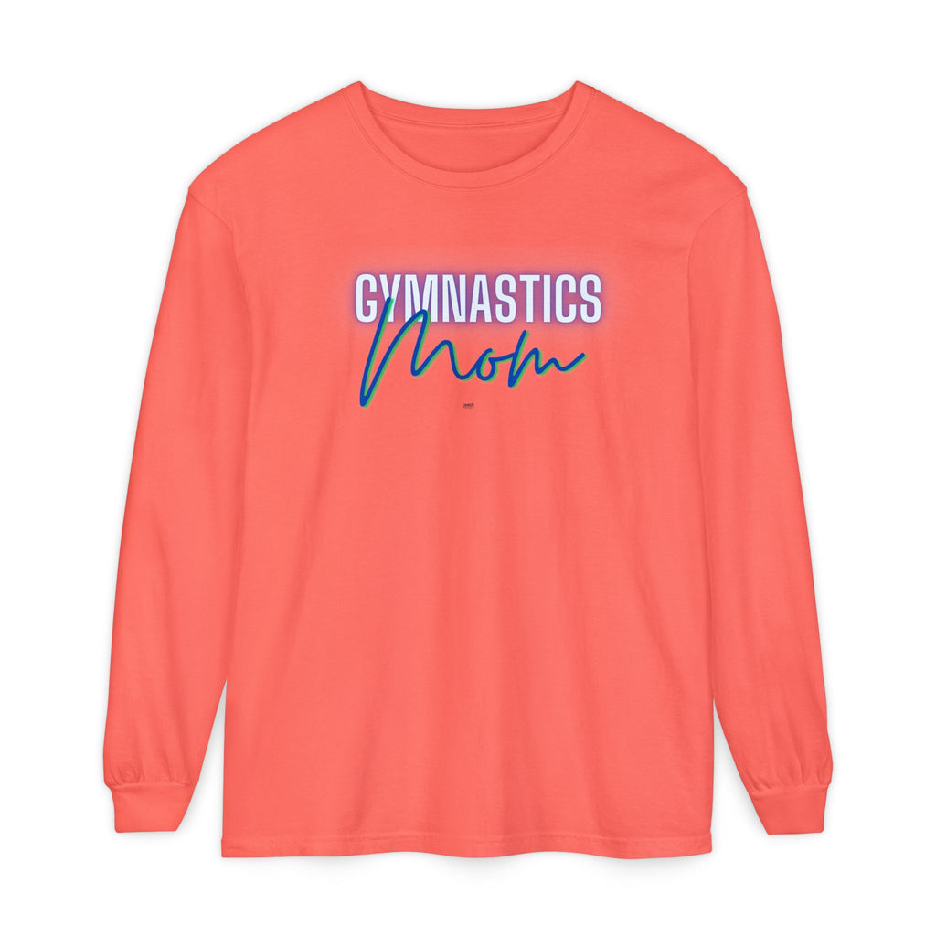 Glow Gym Mom Long Sleeve Shirt - Blue/Green (Adult)