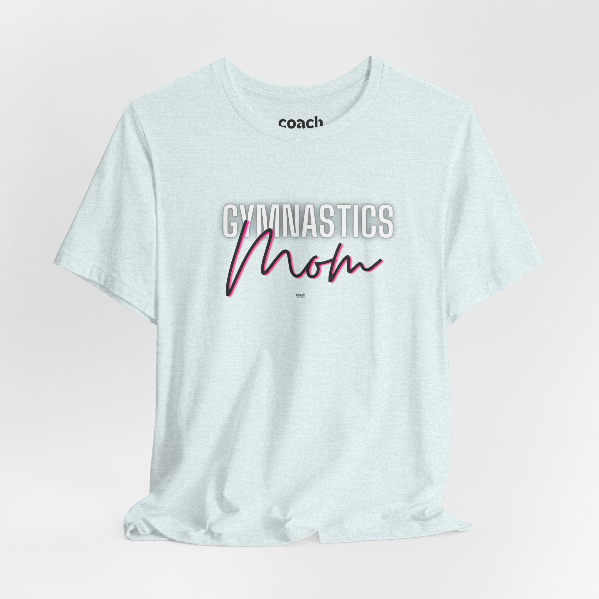 Glow Gym Mom Tshirt - Black/Pink (Adult)
