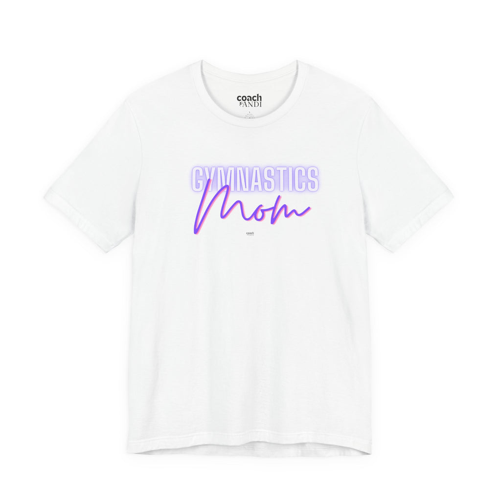 Glow Gym Mom Tshirt - Purple/Pink (Adult)