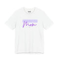 Glow Gym Mom Tshirt - Purple/Pink (Adult)