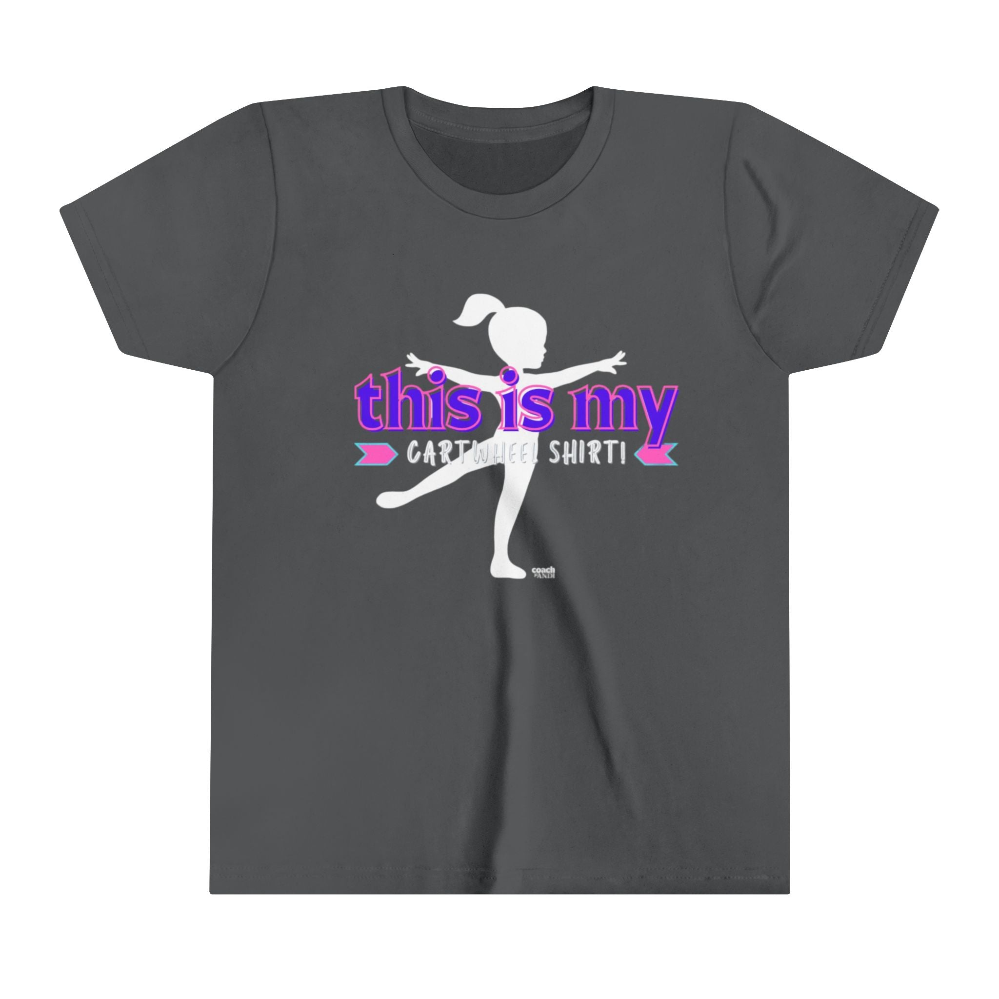 My Cartwheel Shirt-Purple/Pink (Youth Short Sleeve Tee)