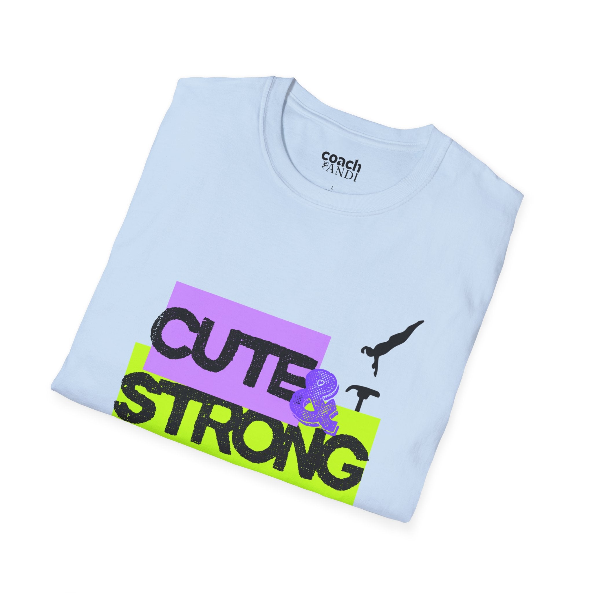Cut & Strong Tshirt - Lavender/Lime (Adult)