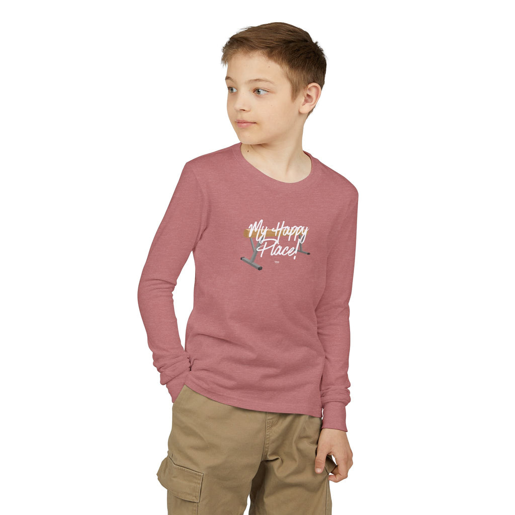 My Happy Place Beam Long Sleeve Shirt (Youth)