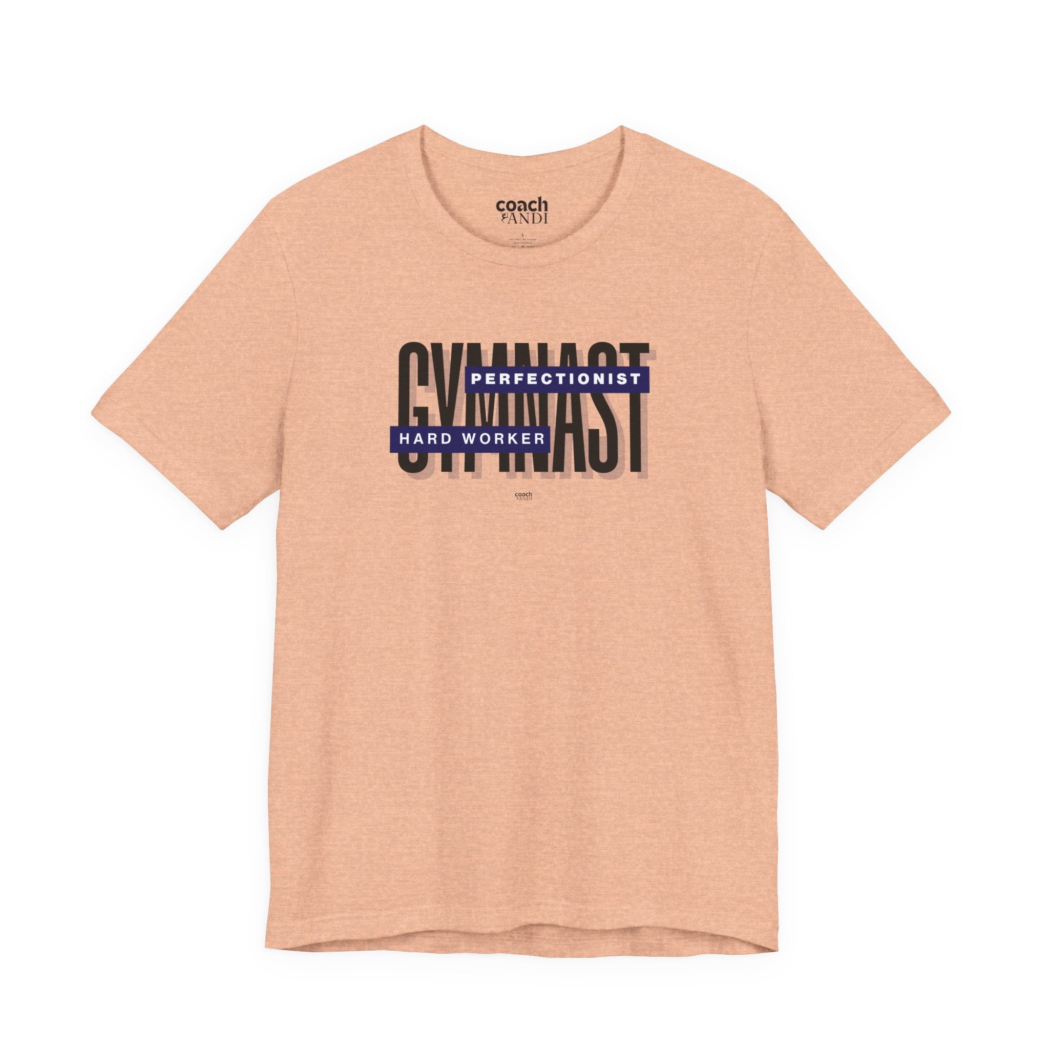 Gymnast Hard Worker Tshirt - Blue (Adult)