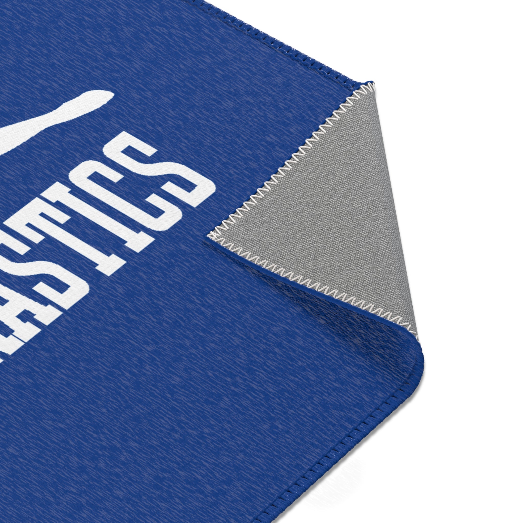 Peace, Love, Gymnastics-Blue (Area Rugs)