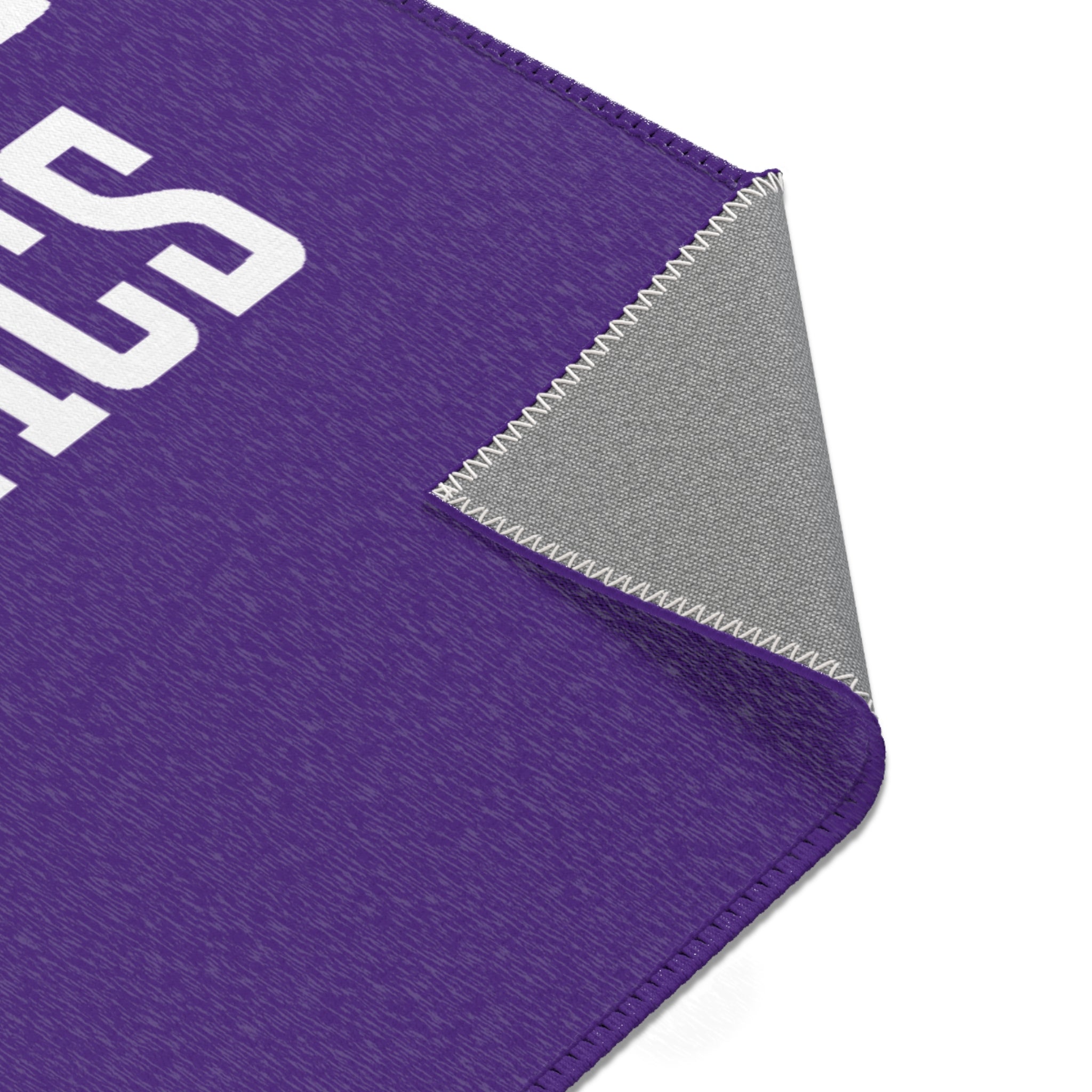 Peace, Love, Gymnastics-Purple (Area Rugs)