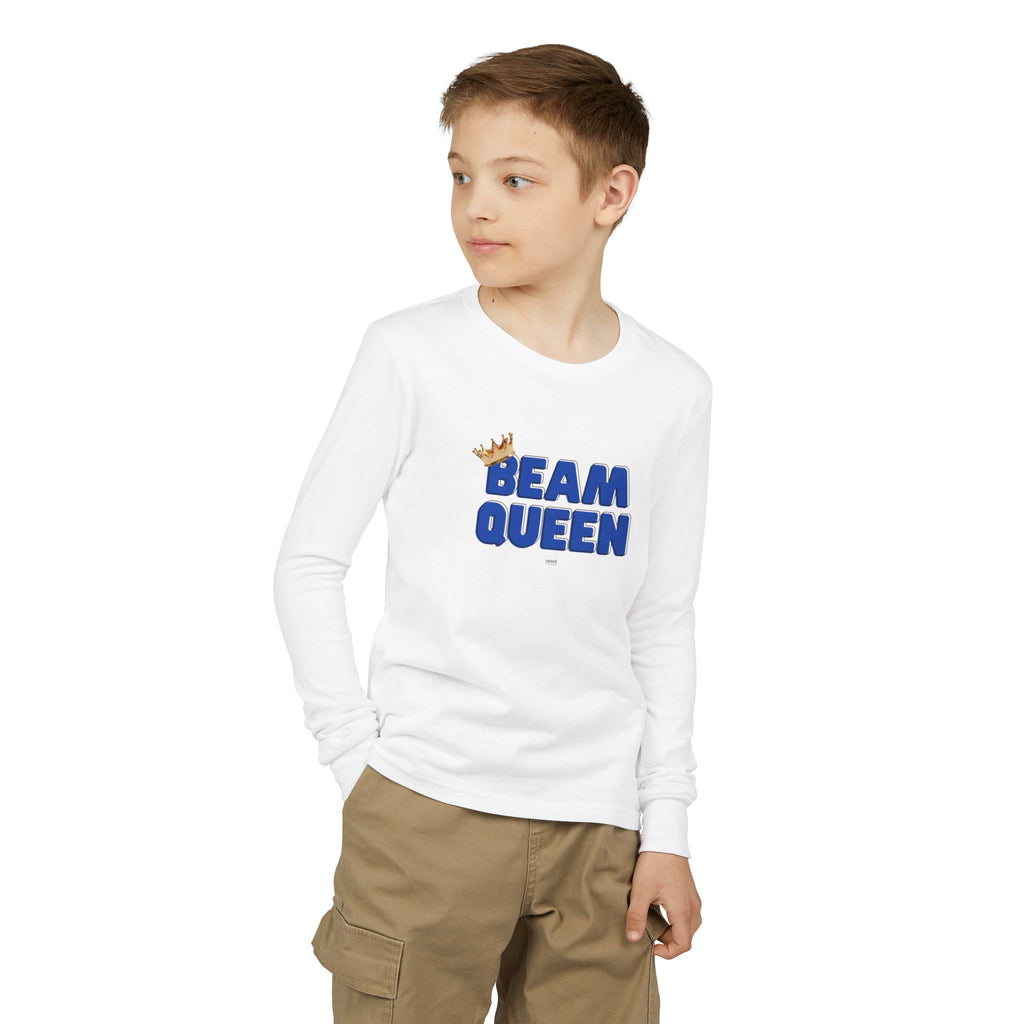 Beam Queen Long Sleeve Shirt - Blue/Black (Youth)