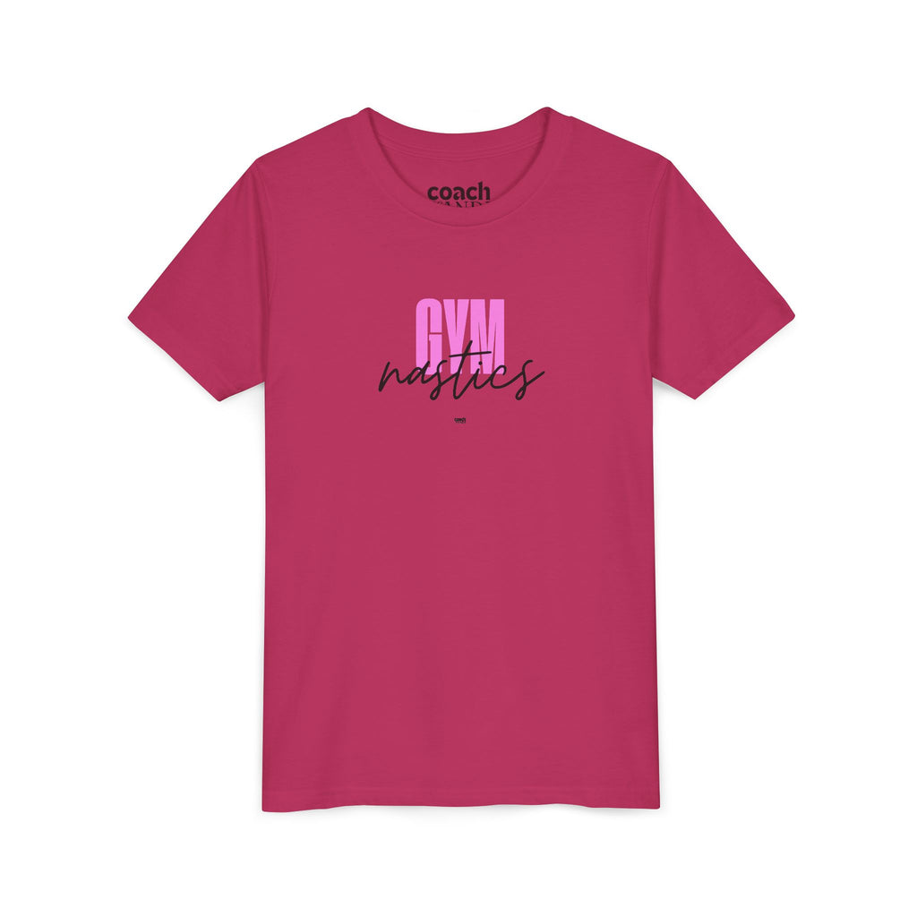 Gym-nastics Short Sleeve Tee - Pink (Youth)