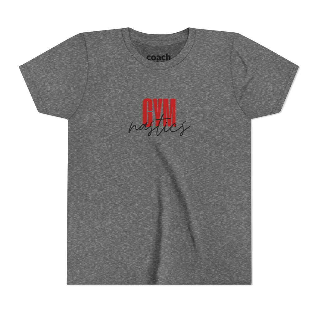 GYMnastics Short Sleeve Tee - Red (Youth)