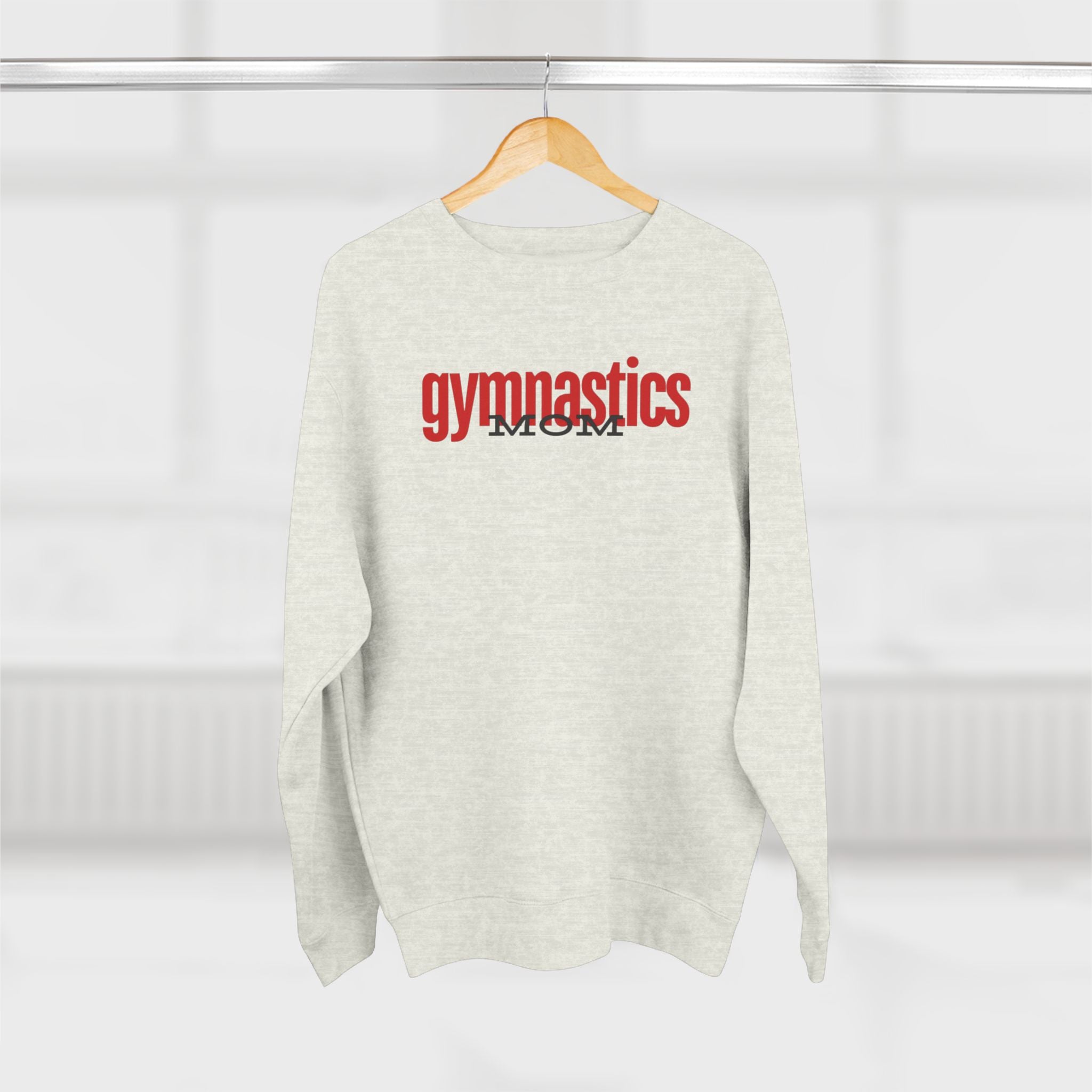 Gymnastics Mom-Red (Adult Crewneck)