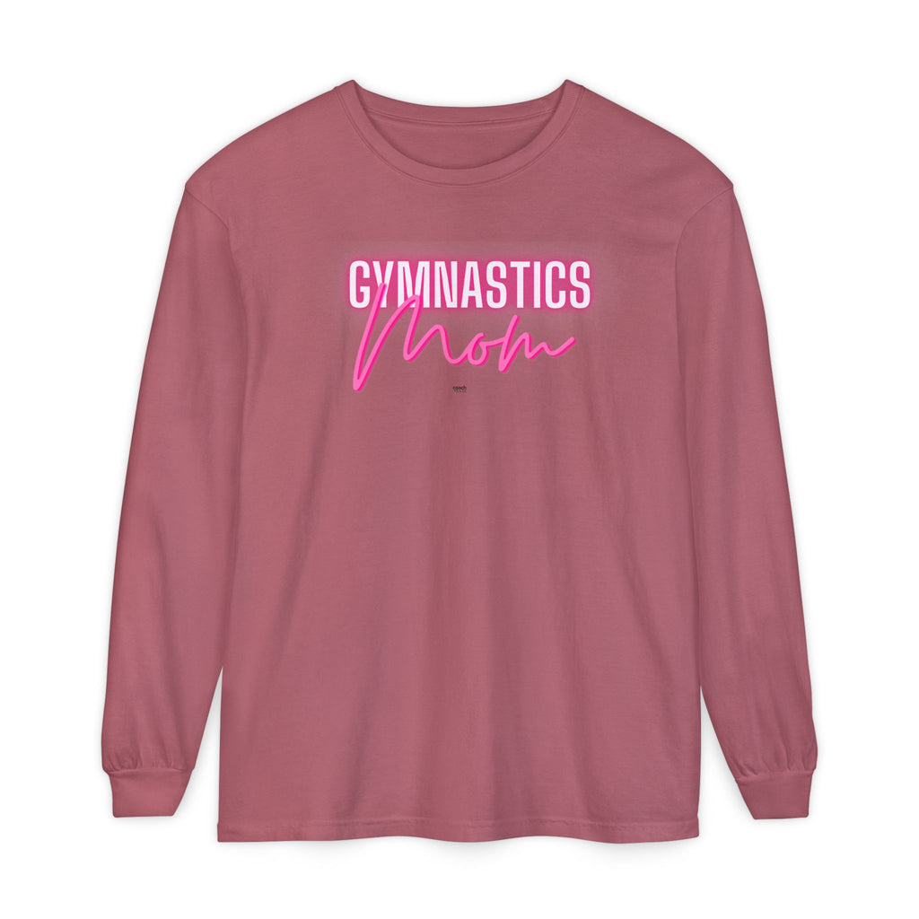 Glow Gym Mom Long Sleeve Shirt - Pink (Adult)