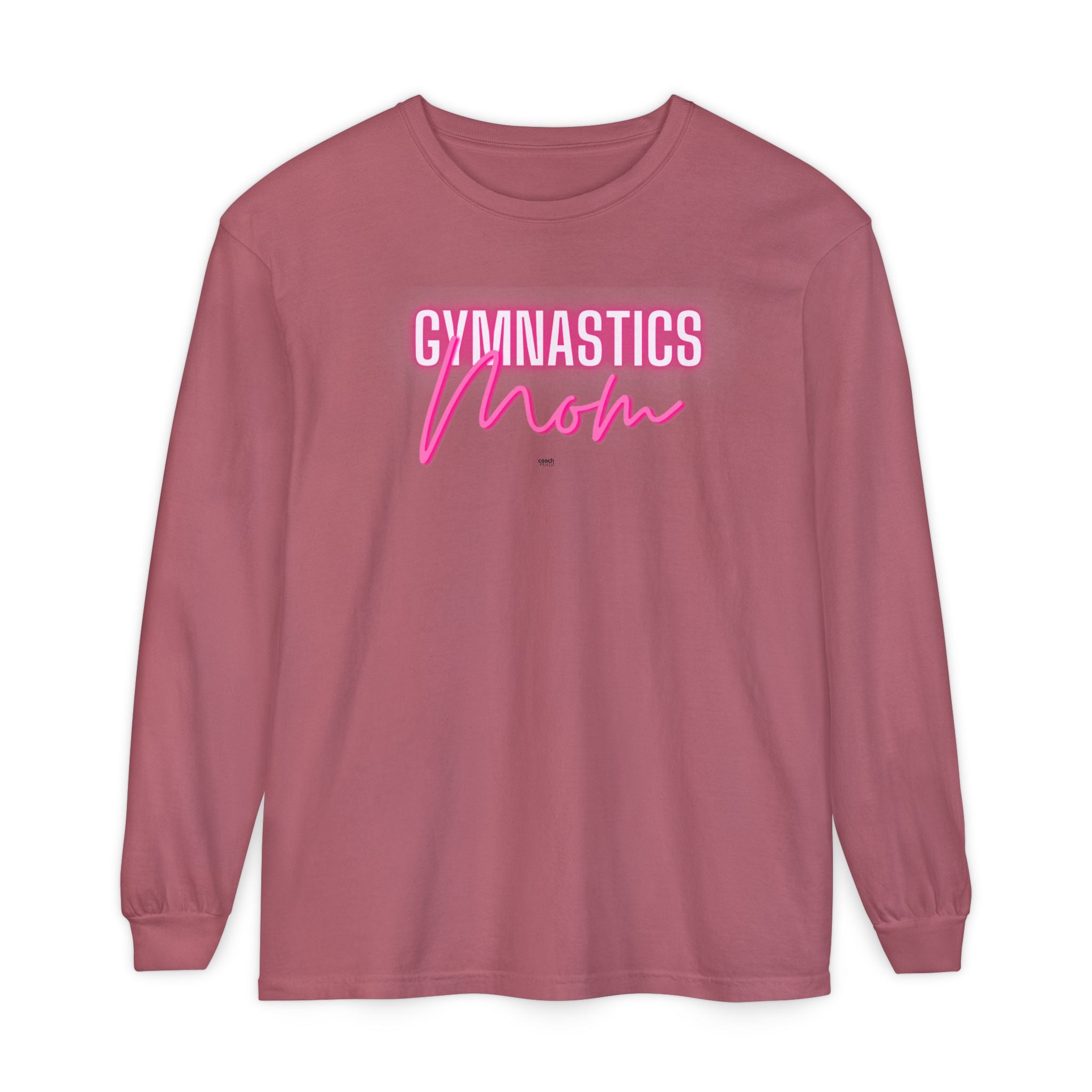 Glow Gym Mom Long Sleeve Shirt - Pink (Adult)