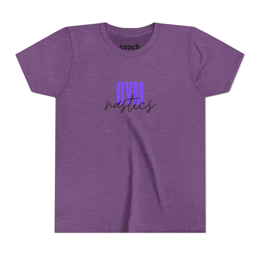 GYMnastics Short Sleeve Tee - Purple (Youth)