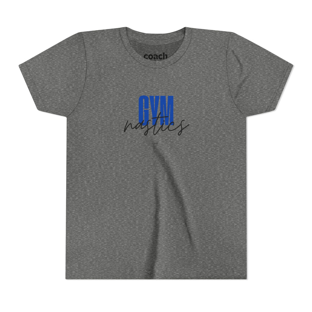 GYMnastics Short Sleeve Tee - Blue (Youth)