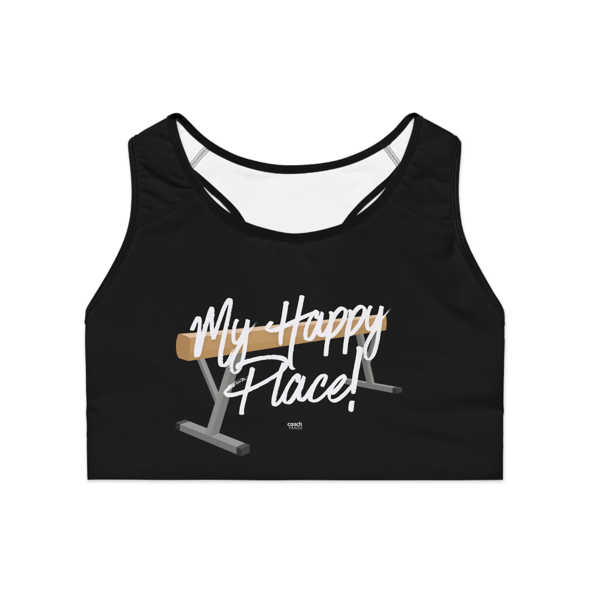 My Happy Place Beam Sports Bra