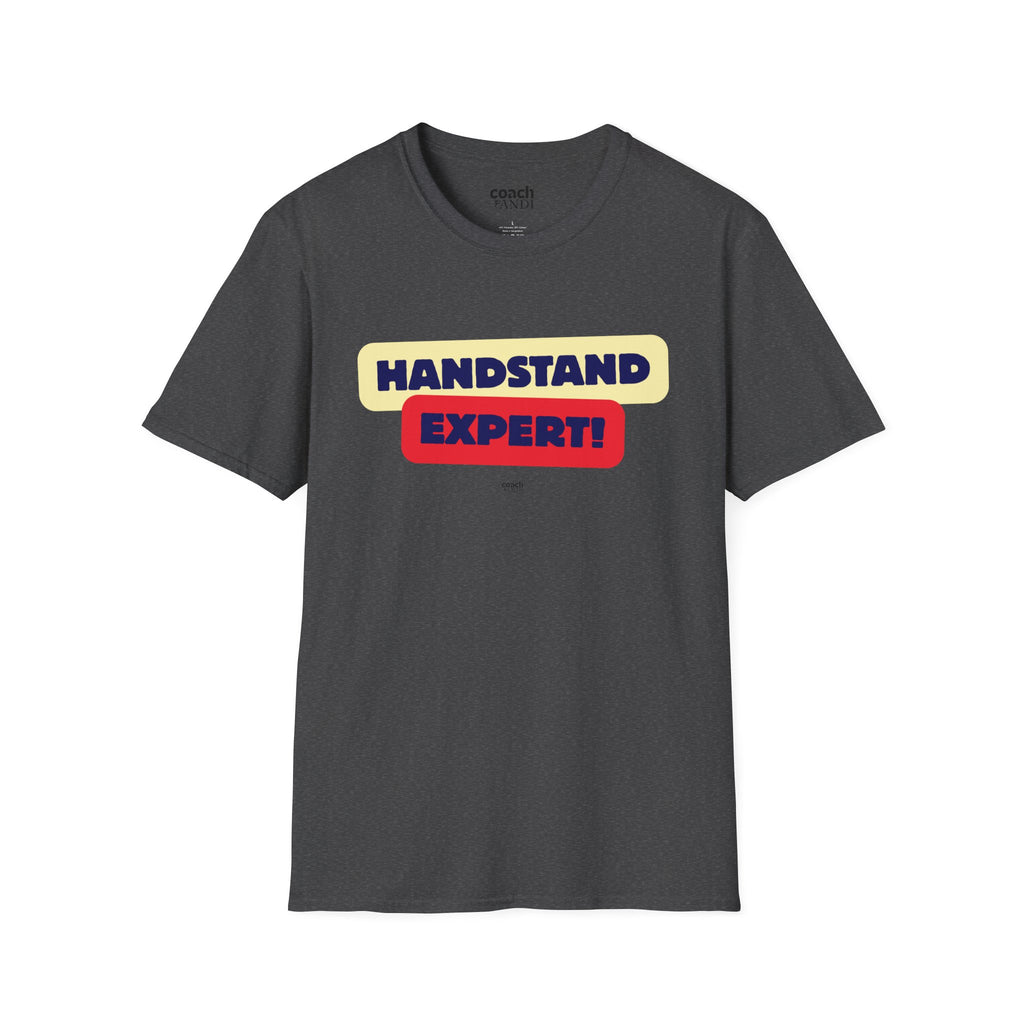 Handstand Expert Tshirt - Red/Navy (Adult)