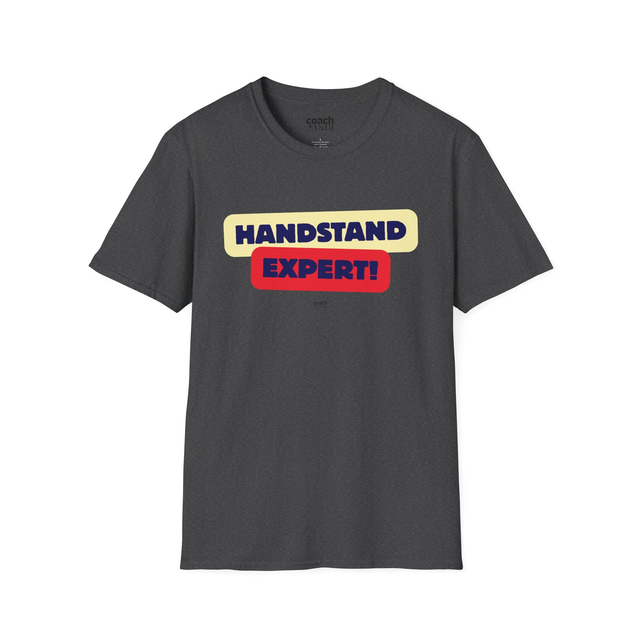 Handstand Expert Tshirt - Red/Navy (Adult)