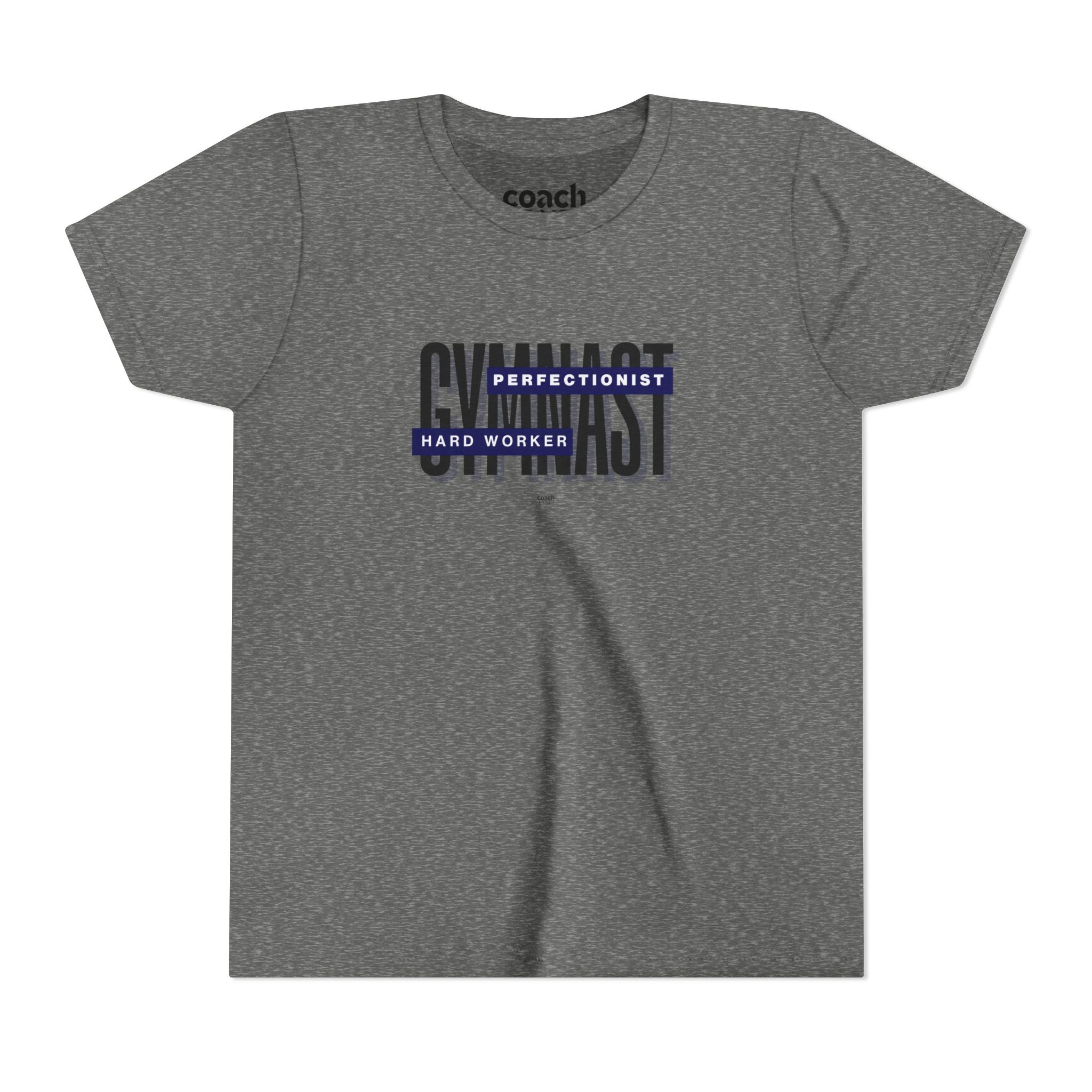 Gymnast Hard Worker Tshirt - Navy (Youth)