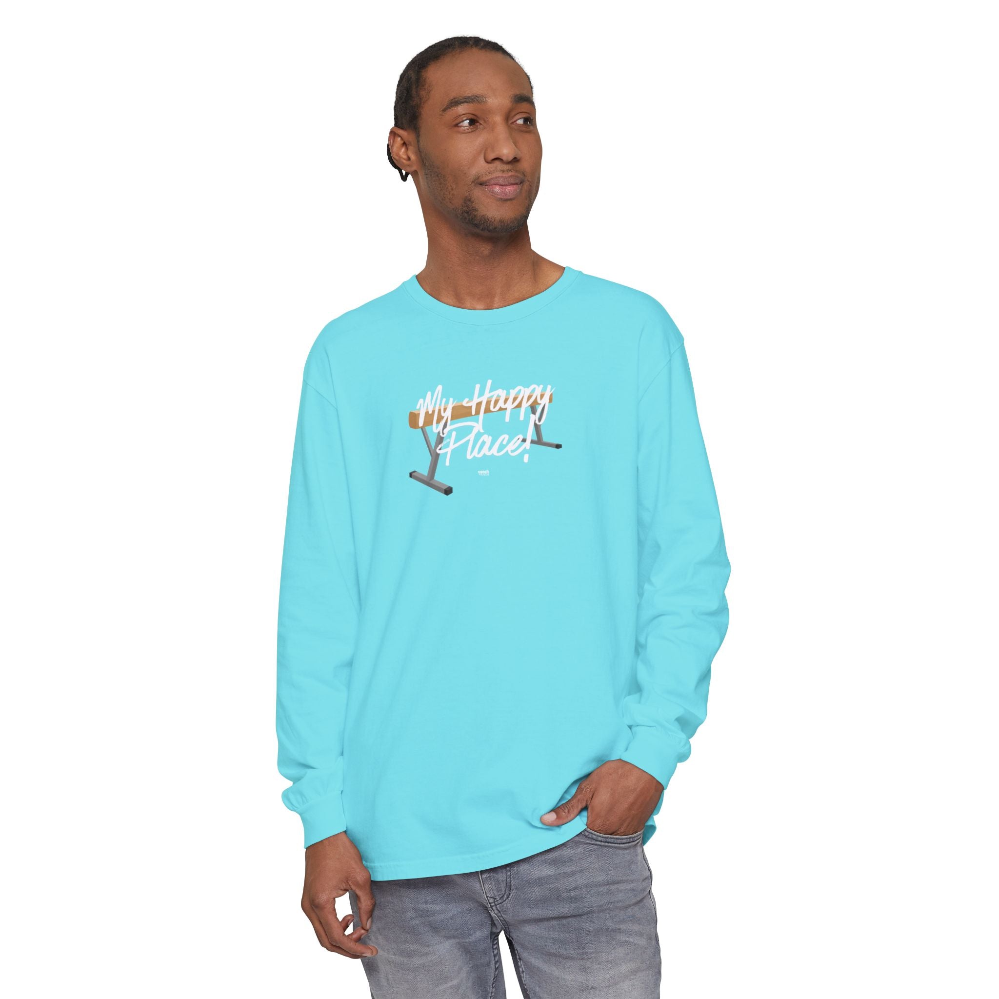 My Happy Place Beam Long Sleeve Shirt (Adult)