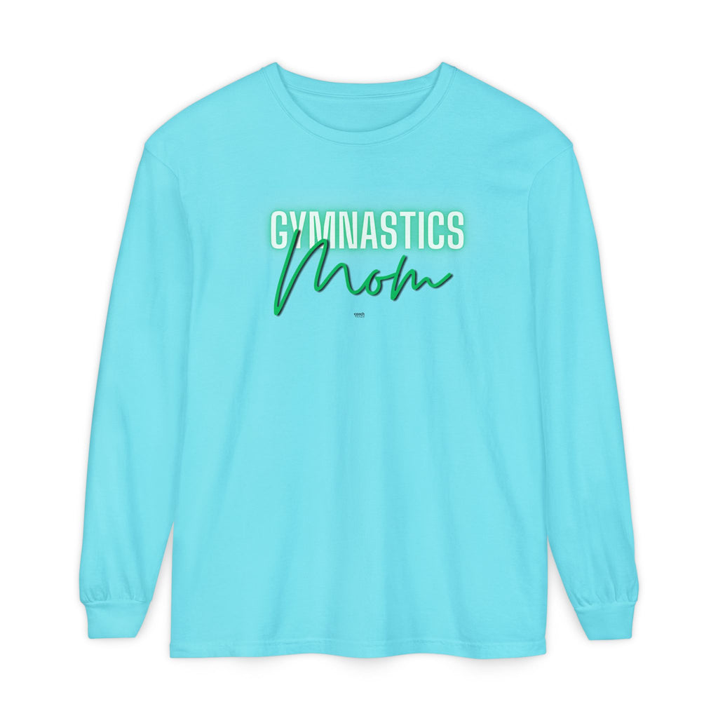 Glow Gym Mom Long Sleeve Shirt - Green (Adult)