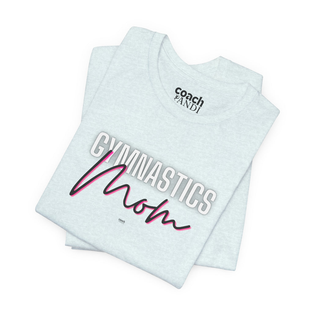 Glow Gym Mom Tshirt - Black/Pink (Adult)