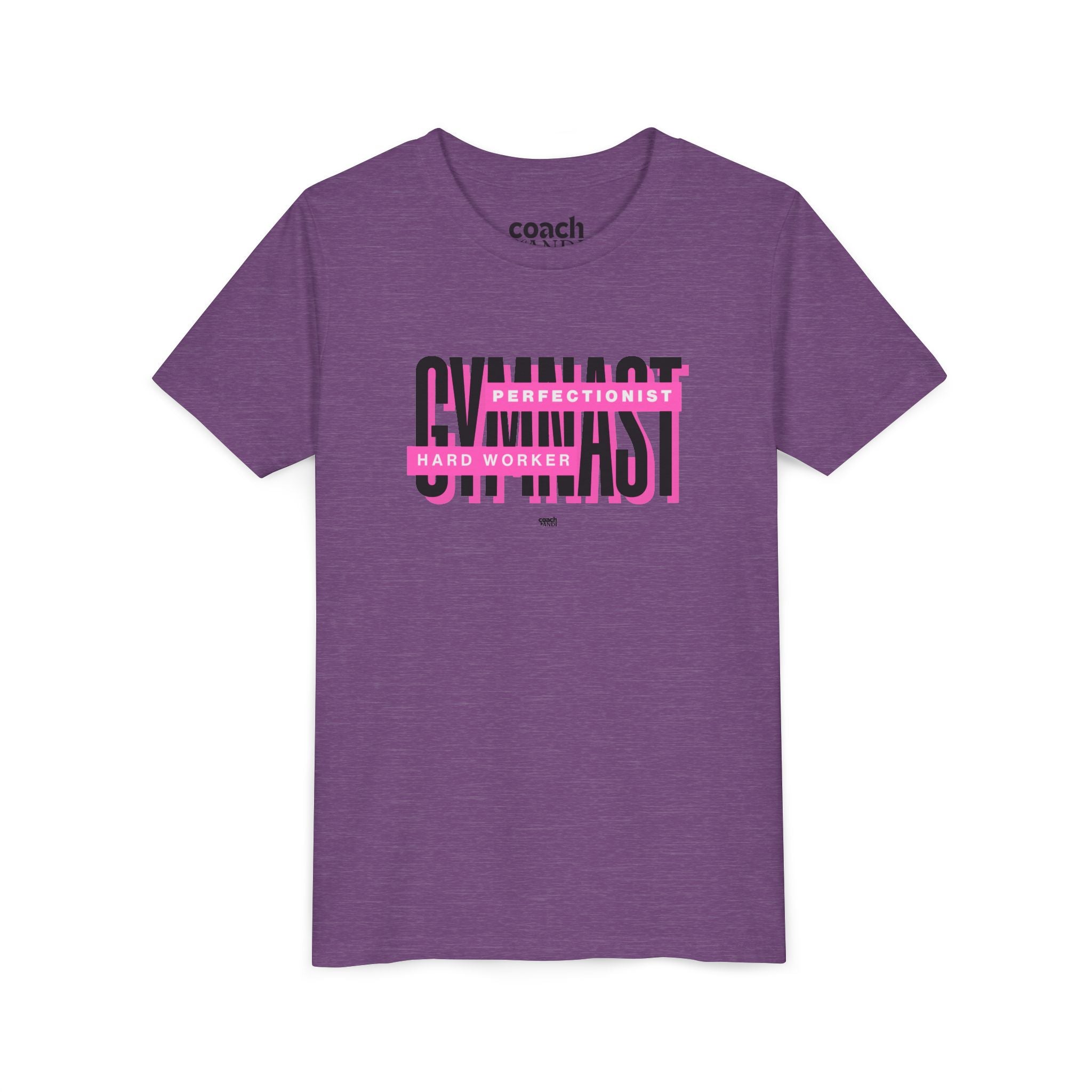 Gymnast Hard Worker Tshirt - Pink (Youth)
