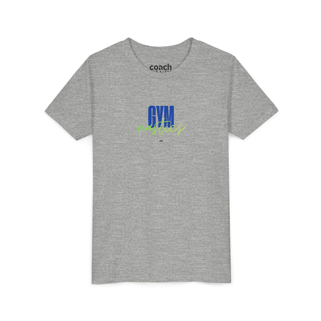 GYMnastics Short Sleeve Tee - Blue/Lime (Youth)