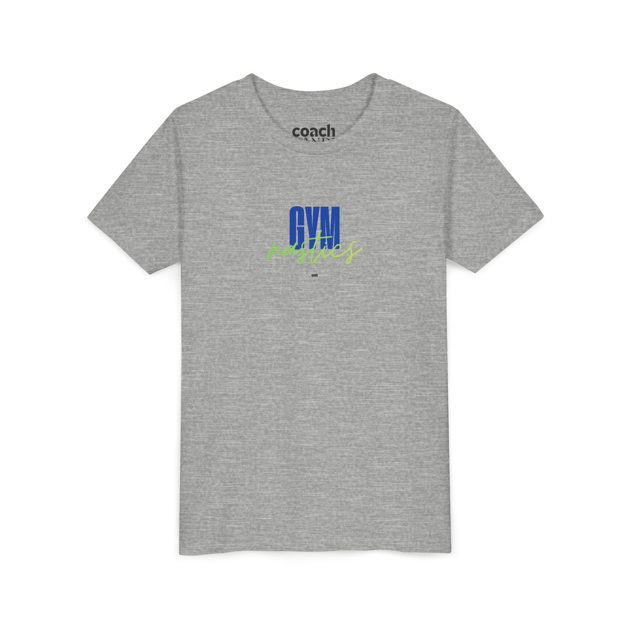 GYMnastics Short Sleeve Tee - Blue/Lime (Youth)