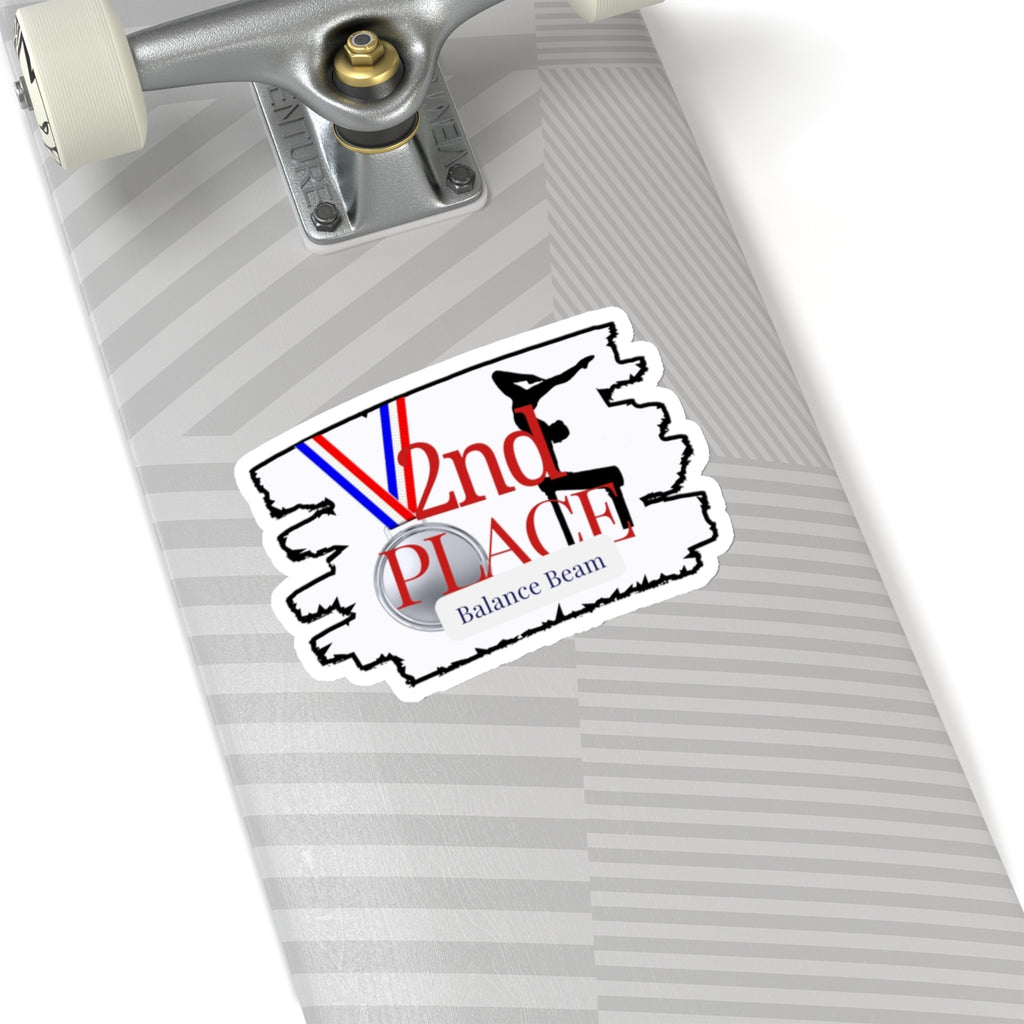2nd Place Balance Beam (Kiss-Cut Stickers)