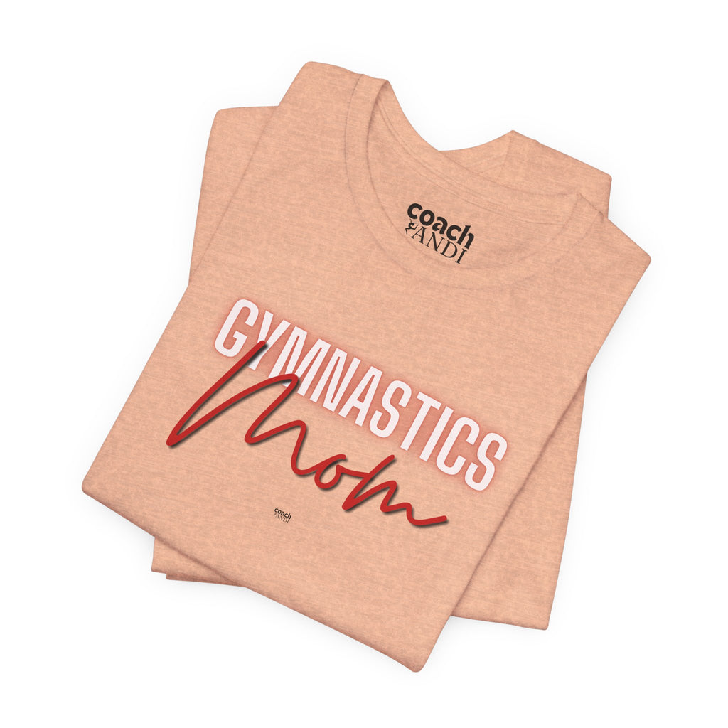 Glow Gym Mom Tshirt - Red (Adult)