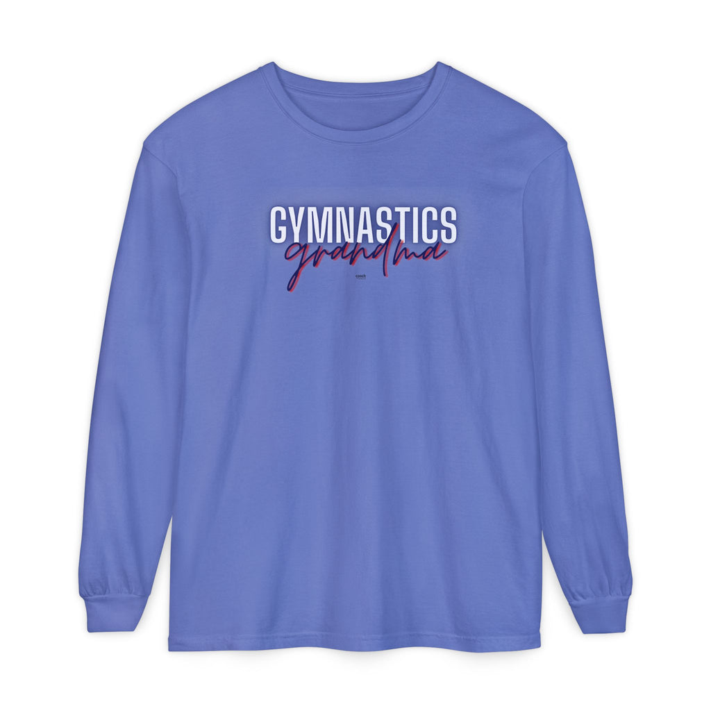 Glow Gym Gma Long Sleeve Shirt - Blue/Red (Adult)