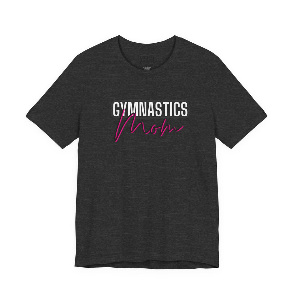 Glow Gym Mom Tshirt - Black/Pink (Adult)