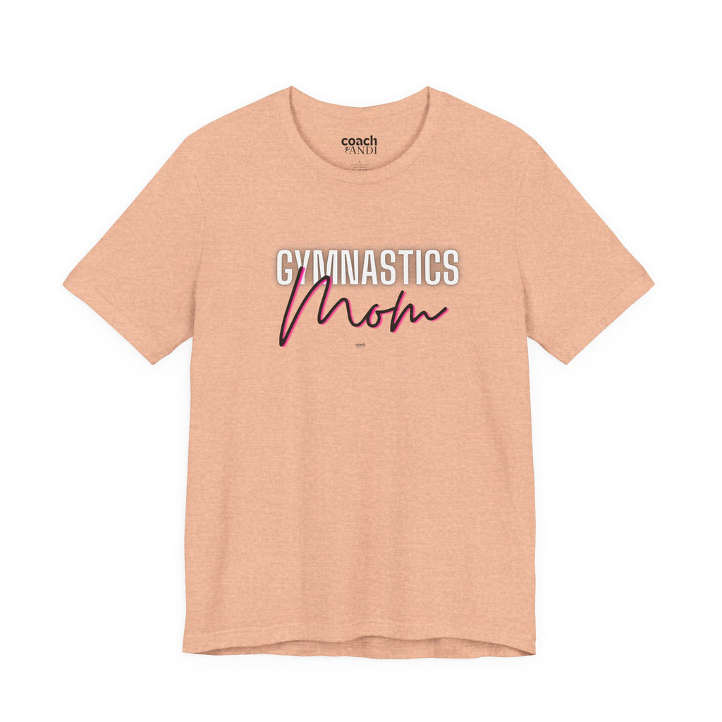 Glow Gym Mom Tshirt - Black/Pink (Adult)
