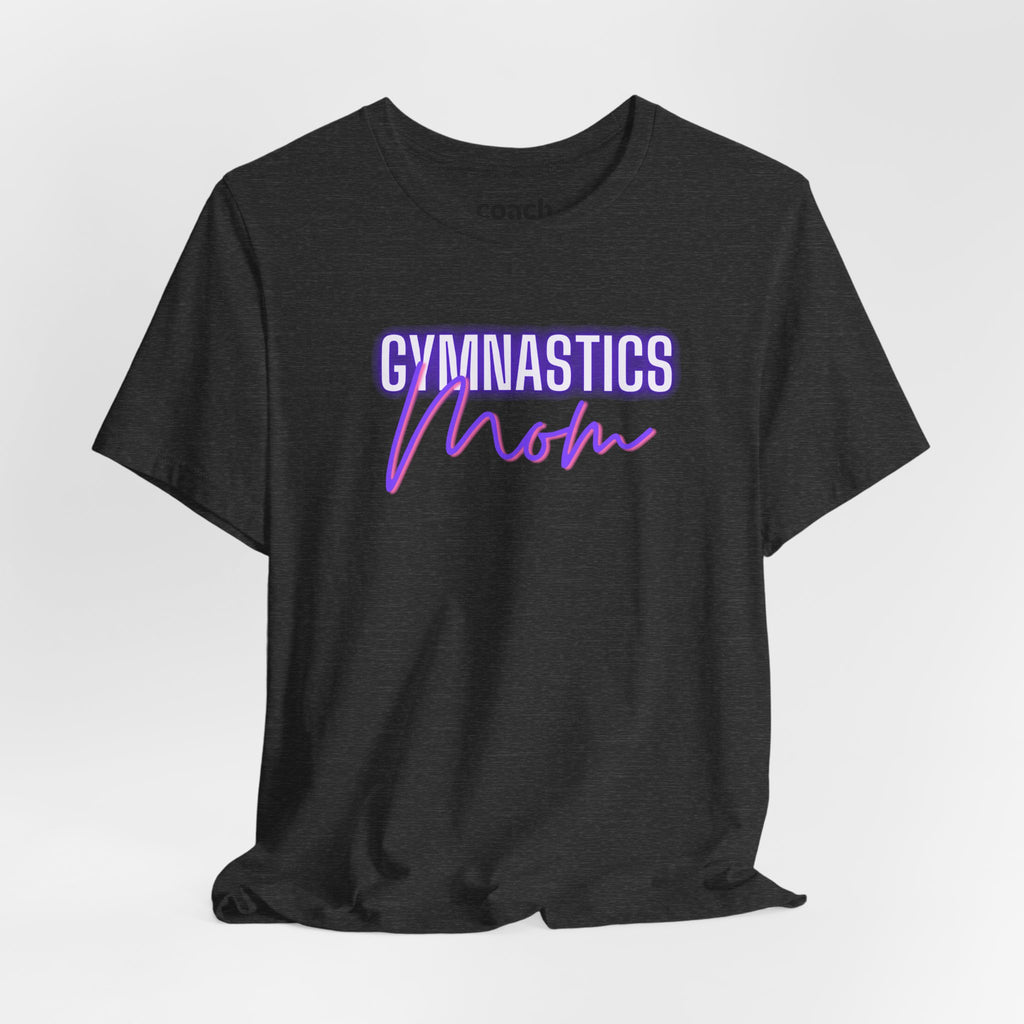 Glow Gym Mom Tshirt - Purple/Pink (Adult)